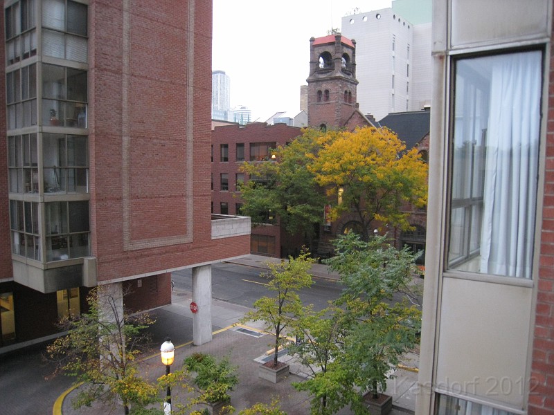 2012 Toronto WM 062.jpg - A view outside of the hotel (Holiday Inn Express) in Toronto.